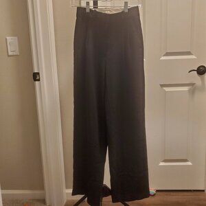 Wilfred Size 0 Women's Wide Leg Black Pants
